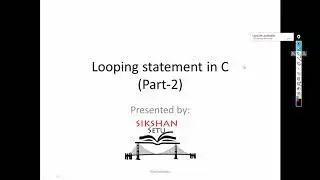While loop in C Programming