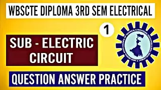 Electric Circuit | Question practics Class-01|#wbscte diploma 3rd sem ee