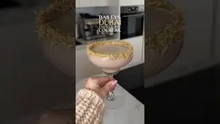 Dubai chocolate but make it a cocktail 🥂🍫 | #shots #cocktail  #satisfyingdrinks #baileysoriginal