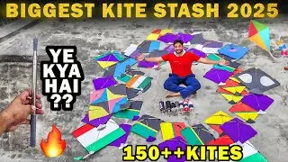 Biggest Kite Stash 2025🔥😍||150+ Kites🪁||Saksham&nbsp;Kawatra