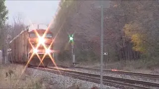 Three of a kind! CP Trains 112, F52 & 119 near Mountain | 11-01-2016