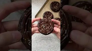 печенье с шоколадной помадкой 🍫🍪
