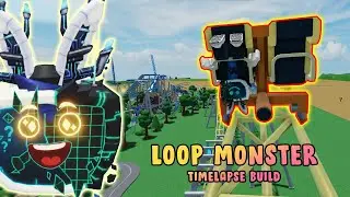 I Built a CRAZY Loop + Inverted Coaster in Theme Park Tycoon 2! Timelapse Build + POV Ride 🎢