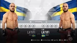 UFC 3 - Sweden All Mens Fighters List - All Players Ratings Uniforms & Stats