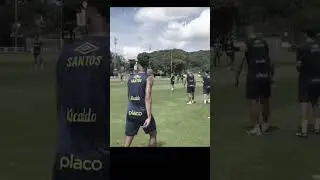 Neymar a estrear no santos #football