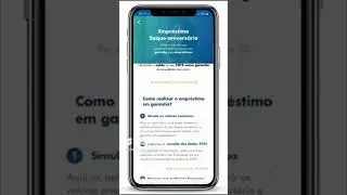Как получить кредит FGTS с помощью мобильного приложения