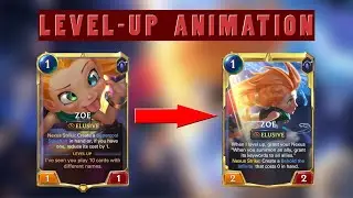 Zoe level-up animation | Legends of Runeterra