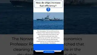 How do ships increase fuel efficiency