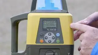 Laser Training   Topco RL-200 2S   Setting the X and Y Axis Slope - Dual Slope Laser