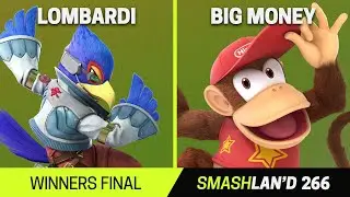 SmashLAN'd 266 Winners Final - Lombardi (Falco) vs Big Money (Diddy Kong) - SSBU Tournament