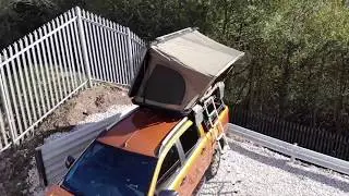 The 'Adventurer' 2 Person Hard Shell Expedition Roof Top Camping Tent from Direct4x4