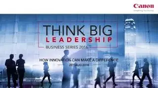 ThinkBig Leadership &ndash; Professor Thomas Menkhoff; LKC School of Business at SMU