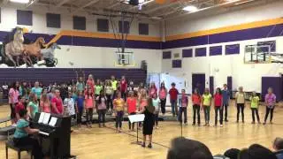 Eagle Middle School Choir - Ending song of night