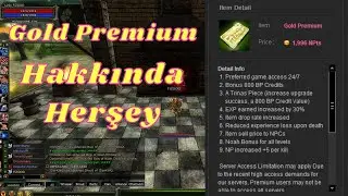 Gold Premium Hakkında Herşey - Premium Rehberi #2 #knightonline #knightonlinefarm