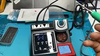 FAZENDO O PRIMEIRO TESTE COM ESTA&Ccedil;&Atilde;O MICRO SOLDA AIFEN A9E.