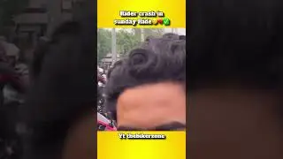 Bikers crash in Sunday ride 🫤💔✅ #shorts #trending #motovlog #viral