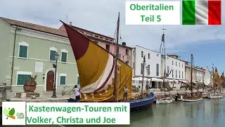 VLOG 20 Oberitalien mit dem Wohnmobil   Teil 5 - Cesenatico, Ravenna, Comacchio, Chiaggo