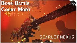 SCARLET NEXUS Boss Battle #15 - Court Mort (Yuito Route) PS5