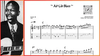 Charlie Christian - Ad-Lib Blues [Oct 2, 1940] - Guitar Solo Transcription