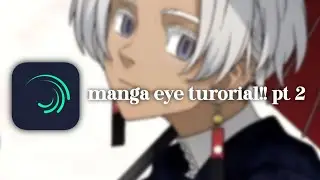 Manga Eye Animation Tutorial!! PT 2. (FREE ALIGHT MOTION)