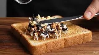 Bread 🍞 recipe with dog 🐕| Funny 😋 movement | #funny #2026 #viral 