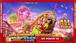 HOW TO GET 3 Stars for ALL LEVES ANGRY BIRDS FRIENDS TOURNAMENT 1397 without POWER ( NO POWER-UP )