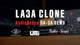 AudioScape DA-3A Demo | Vintage Vibe or Just Hype? | Recording Studio Compressor