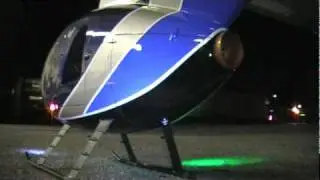 Hughes MD500E 450 Scale fuselage w/ EXI 450 (T-Rex 450 clone) radio controlled helicopter.