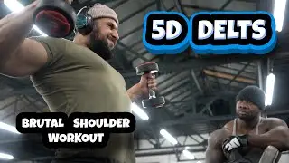 5D DELTS SHOULDER WORKOUT! HIGH INTENSITY!🔥