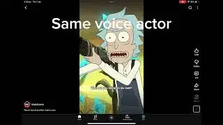 Same voice actors Charlie and Morty