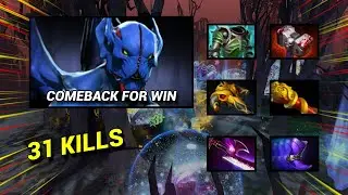 COMEBACK FOR WIN! 31 KILLS - NIGHT STALKER DOTA 2 HIGHLIGHTS