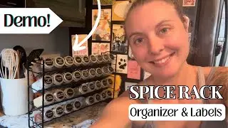 Review of Spice Rack Organizer & Labels from Amazon