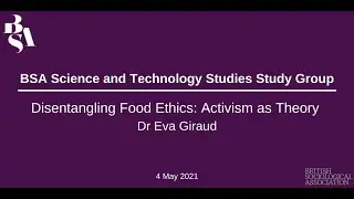 Disentangling Food Ethics: Activism as Theory
