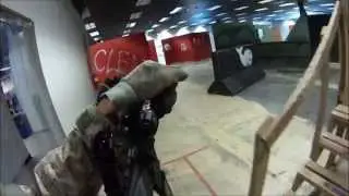 Airsoft Team Death Match Battle (full game w/PolarStar rifle)