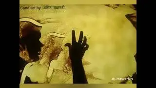 Justice Asifa sand art.