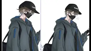 [Speedpaint] Drawing Ike Eveland 🖋️ from【NIJISANJI EN】(The animation drawings)