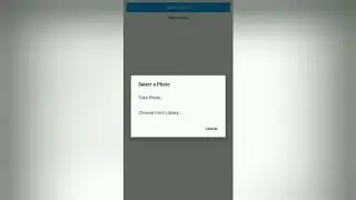React Native Image Picker Sample Video