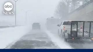 100 million people on alert for snow, ice and brutal cold in 25 states