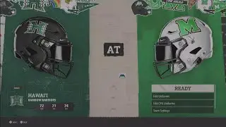 CFB 26 Hawai'i V Marshall WEEK 1 YEAR 1