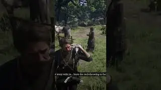 Jack throws Rocks at poor Kieran RDR2