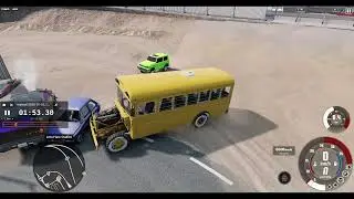the FBI heist 2 beamNG film