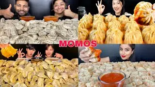 ASMR MOMOS EATING CHALLENGE MOMOS MUKBANG COMPILATION FOOD EATING CHALLENGE VIDEO