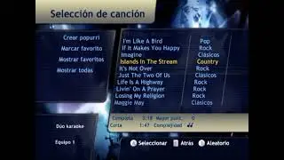 Karaoke Revolution Presents: American Idol ENCORE 2 - Full Songlists