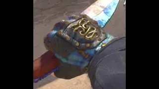 632 BLUE GEM CASE HARDENED GLOVES in CS2