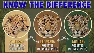 Cheetah vs Leopard vs Jaguar 🐆 | 10 Clear Differences You Must Know!