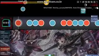 [osu!taiko] _yu68 | BABYMETAL - Road of Resistance [Tatsujin] +DT | 99.05% 581pp Replay