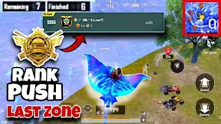 Last zone impossible survive 000.1% chance | conqueror rank pushing | Bgmi hardest gameplay |