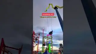 Worlds most dangerous swing in Prater. #prater #vienna #wien #swing #shorts #adventure