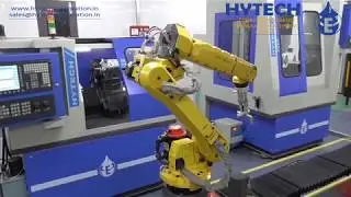 HYTECH (Turning) Computer Integrated Manufacturing System with Fanuc Ind Robot_Turning Operation