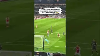 Aksi penyelamatan luar biasa kiper Real Madrid, Thibaut Courtois saat dibombardir pemain arsenal. 😱🔥